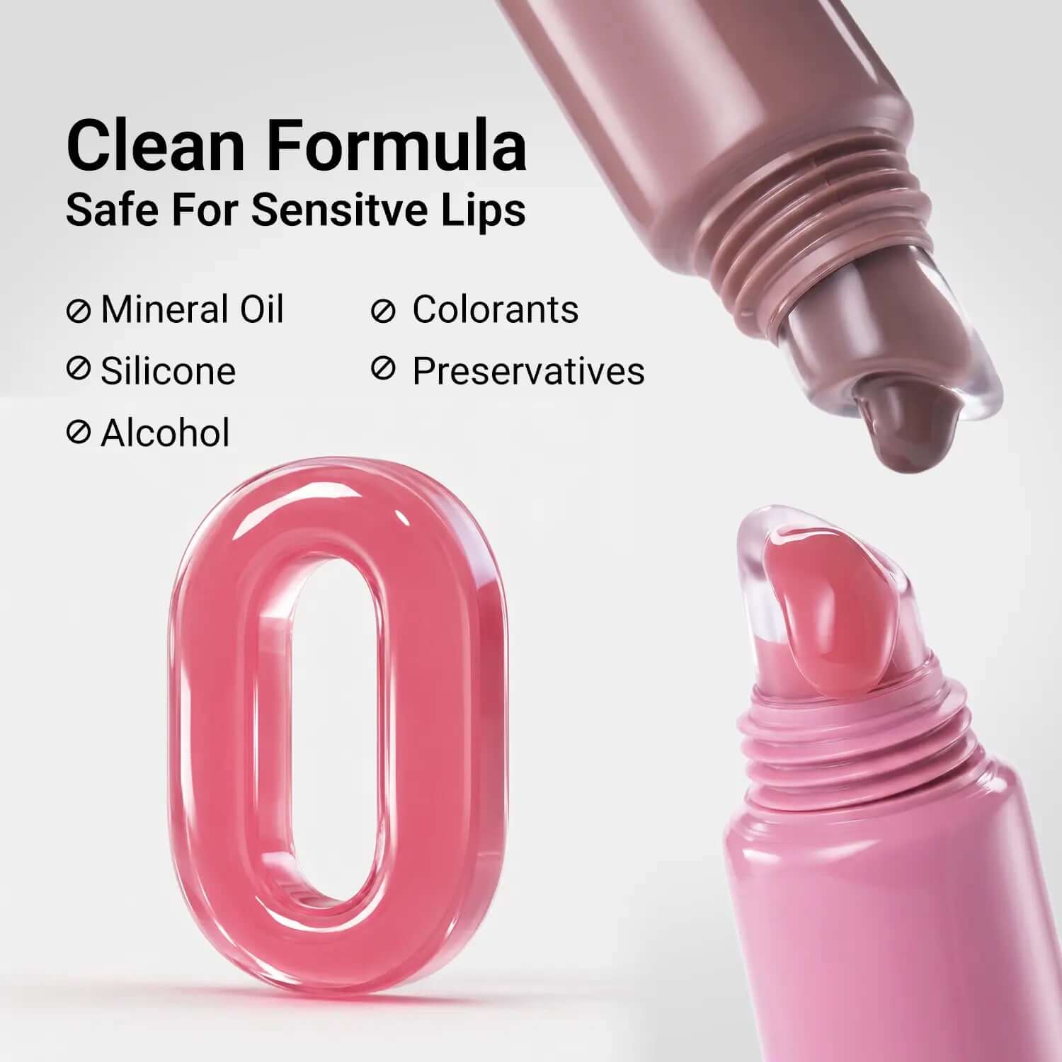 Dr.Leo Tinted Peptide Lip Serum – Brightens Dull-Looking Lips &amp; Smooths Lip Lines, Sheer-To-Buildable Glossy Color + Hydrating Lip Care, Pink Dew / Toast Nude, 15G 