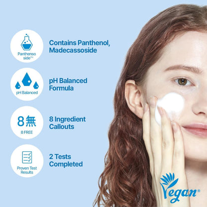 Soonjung 5.5 Foam Cleanser | Soft Bubble Hydrating Vegan Facial Cleanser for Sensitive Skin | Fragrance-Free Low-Ph Korean Cleansing Wash | K-Beauty | Vegan 5.1 Fl. Oz. (150Ml)