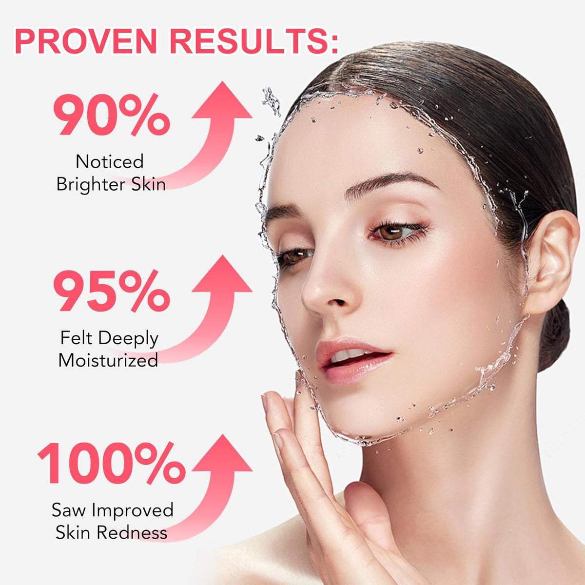 Bio-Collagen Real Deep Mask, Hydrating Overnight Mask, Pore Minimizing, Collagen Overnight Mask for Hydrate, Brighten, Shrink Pores, Soothe, Repair, Korean Face Mask (4P) (Pink)