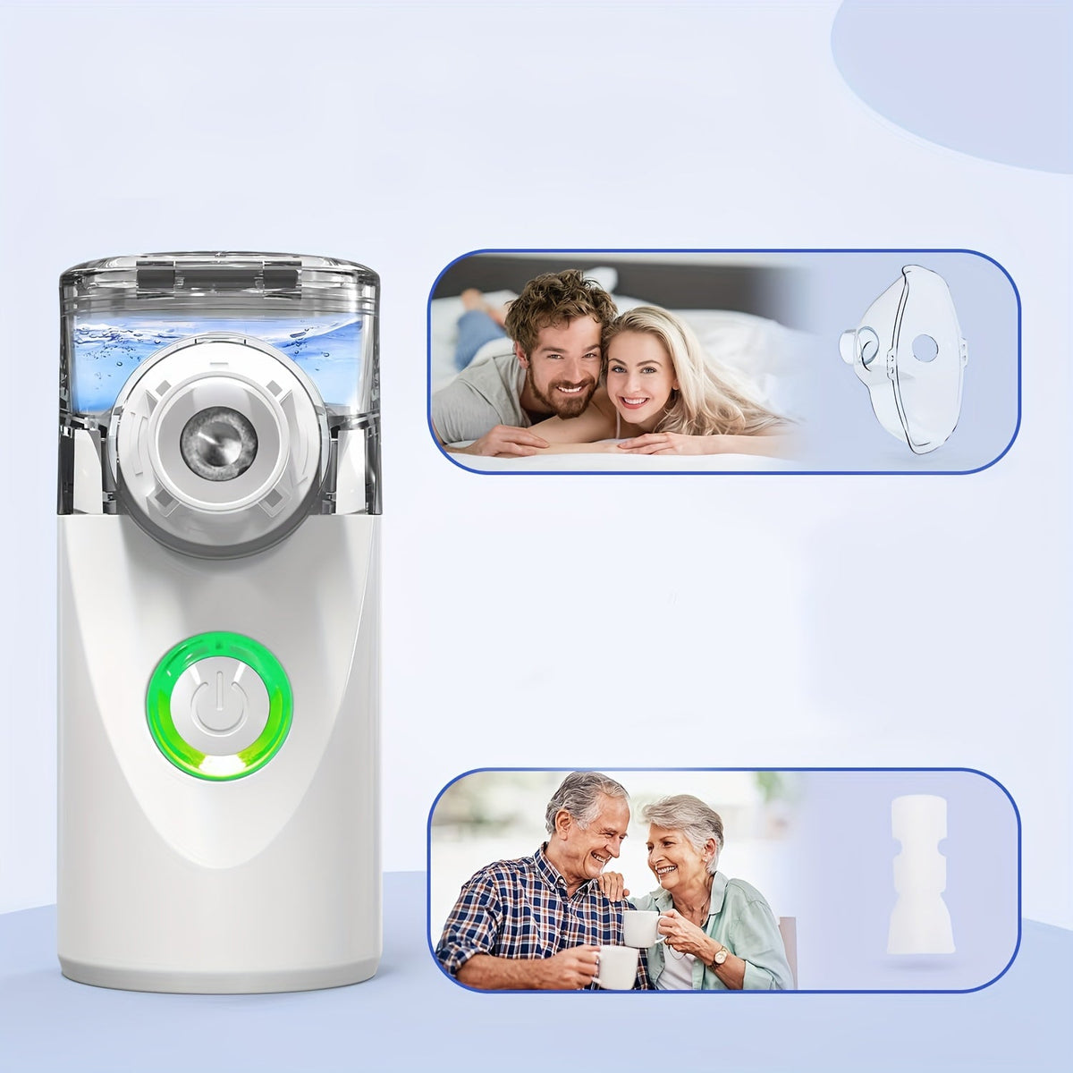 Portable Facial Steamer USB Rechargeable &amp; Humidifier