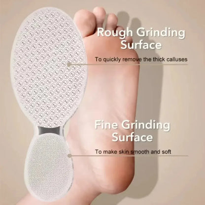 Nano Glass Foot File Double-Sided Exfoliating Foot Grinder Hard Dead Skin Callus Remover Foot Scrubber Pedicure Feet Care Tool