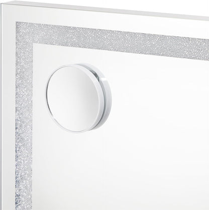 Hollywood Mirror Dimmable LED Bluetooth USB 10X Mag 58X49Cm