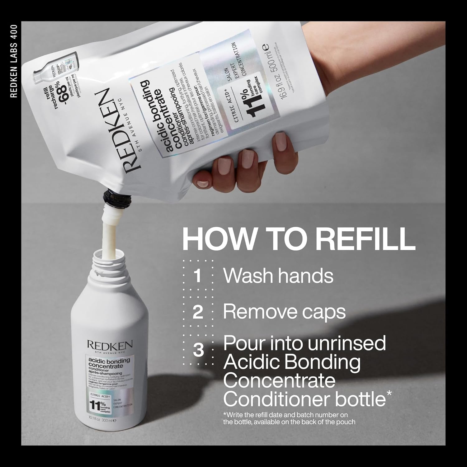 Redken Acidic Bonding Concentrate | Hydrates &amp; Moisturises | for Damaged Hair | Strength Repair | Less Breakage | Suitable for Coloured Hair