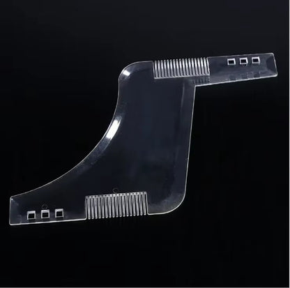 5Pc Men Beard Shaping Styling Template Comb Transparent Men&