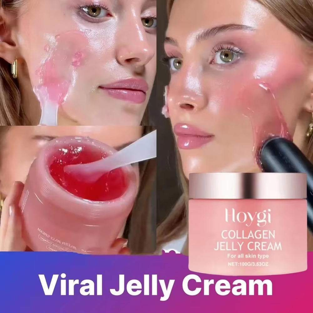 100ML Collegen Jelly Cream Deeply Hydrates Firm Glowing Reduce Sagging &amp; Wrinkle Glowing Boosts Skin Korean Skin Care Face Mask