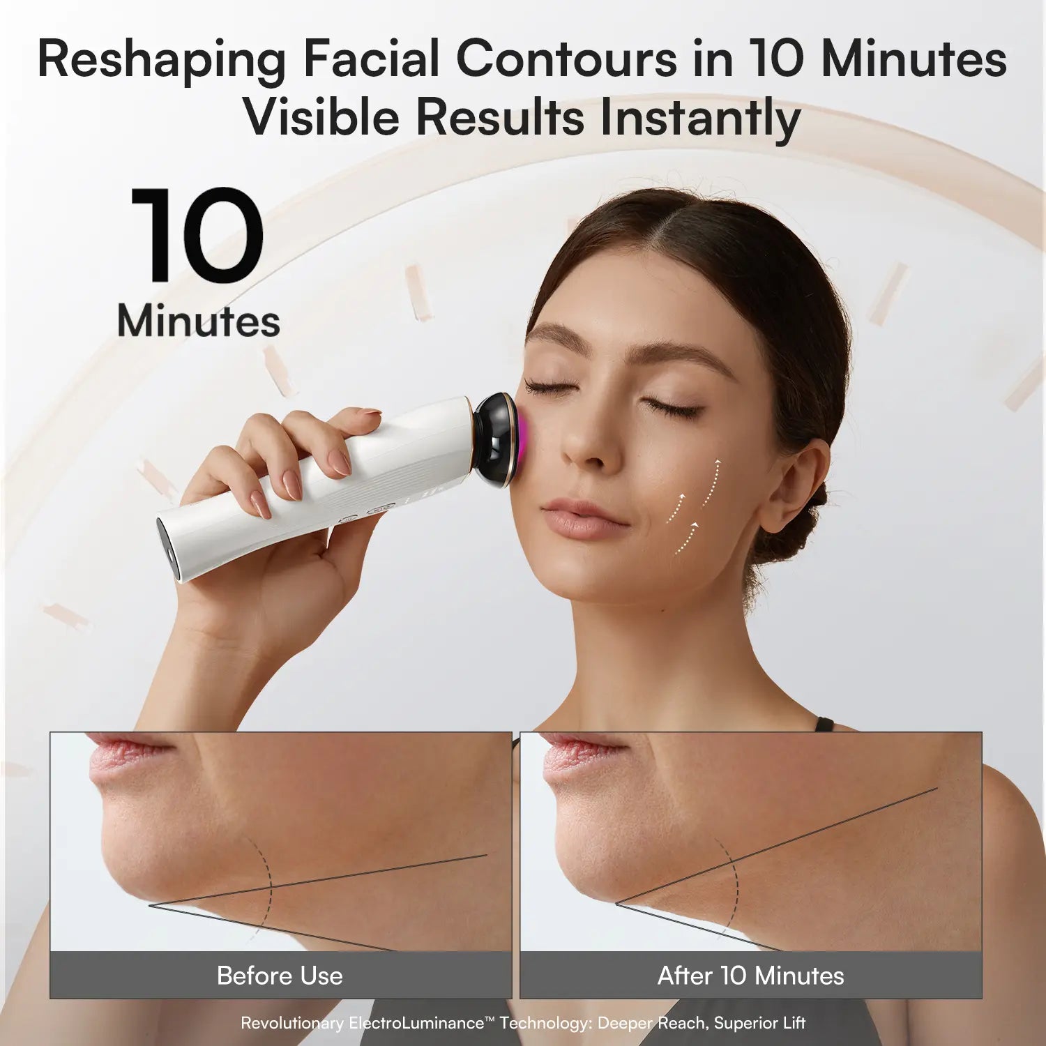 INIA FLARE All-In-One Facial Beauty Device, 3-In-1 Facial Massager Beauty Device for Face and Neck Skin Rejuvenation Lifting/ Tightening/ Infusing, Perfect Gift Season Pick