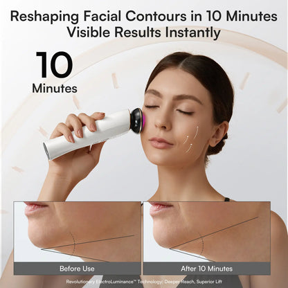 INIA FLARE All-In-One Facial Beauty Device, 3-In-1 Facial Massager Beauty Device for Face and Neck Skin Rejuvenation Lifting/ Tightening/ Infusing, Perfect Gift Season Pick