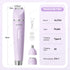 Alltou 3-In-1 Bikini Trimmer for Women, Electric Shaver & Body Hair Remover, Rechargeable Hair Removal Tool with Replaceable Heads for Pubic Hair, Bikini Area, Face, Underarms and Legs,Dorm Essentials Tiktokshopbacktoschool
