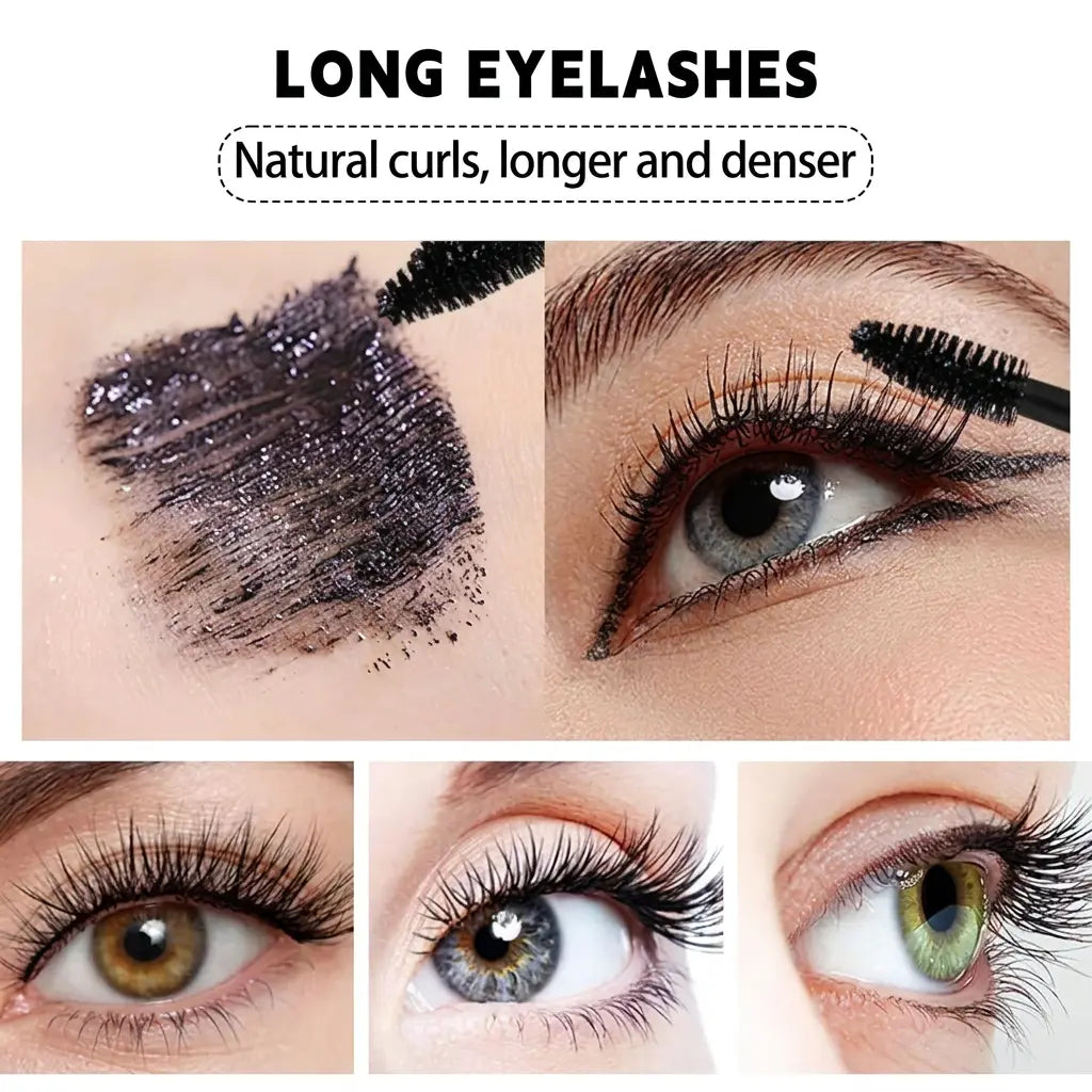 7D Silk Fiber Mascara, Single Item, Waterproof Volumizing &amp; Lengthening Mascara, 24-Hour Wear for Flawless Lashes, Beginner-Friendly Beauty Product for All Skin Types, Gift, Water Proof, Cosmetic, Beauty Products, Mascara Volume and Length