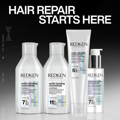 Redken Acidic Bonding Concentrate | Hydrates &amp; Moisturises | for Damaged Hair | Strength Repair | Less Breakage | Suitable for Coloured Hair