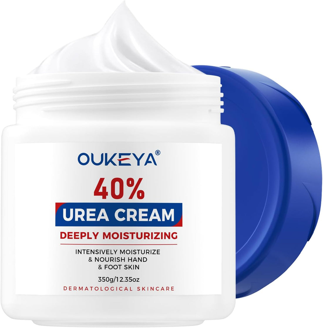 40% Urea Hand Foot Cream Intensive Moisturiser for Dry Cracked Skin | Intensive Moisturising Care for Dry Cracked Heels, Hands and Calloused Skin; 350G