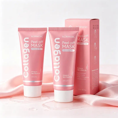 Collagen Peel off Facial Mask to Enhance Skin Elasticity &amp; Minimize Pores, Gentle Deep Cleansing Mask Removes Blackheads and Excess Facial Oil for Long-Lasting Radiant Complexion