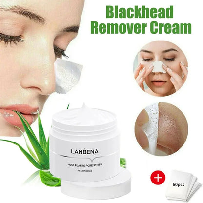Nose Blackhead Remover Cream Pore Strip Tearing Mask