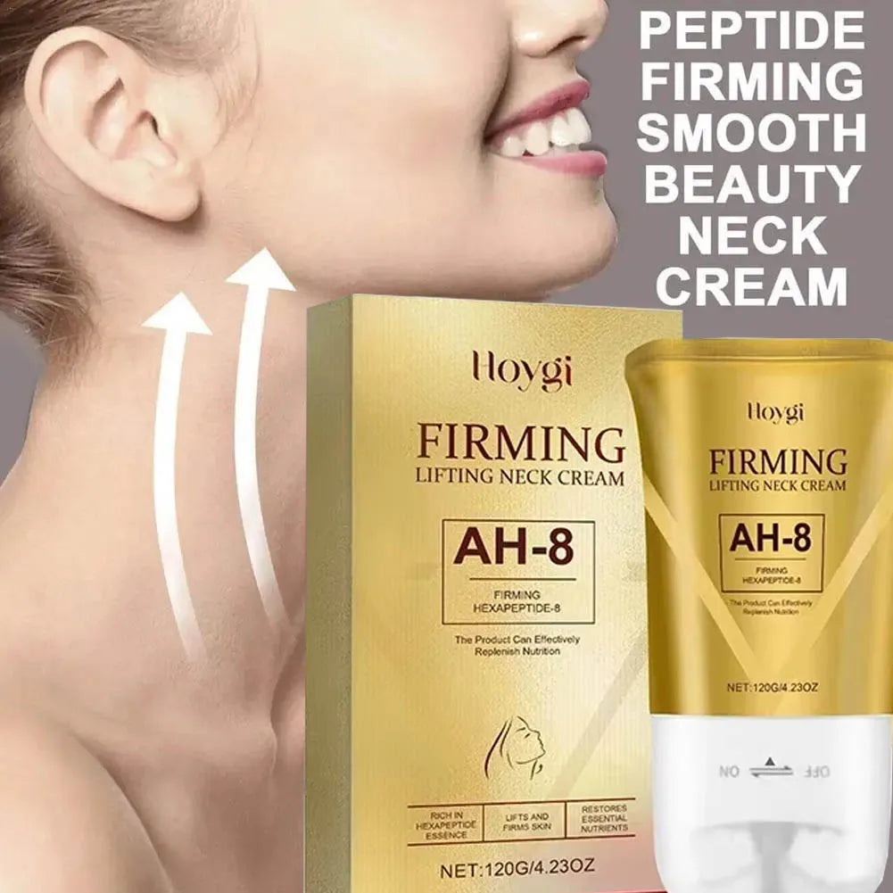 neck wrinkle cream and massage roller