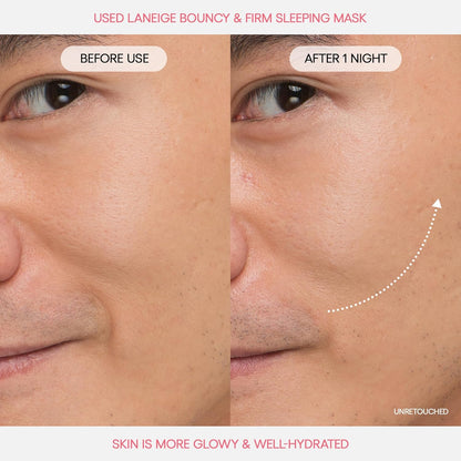Bouncy and Firm Sleeping Mask: Revitalize, Smooth, Peony &amp; Collagen Complex &amp; Barrier-Boosting Hydration