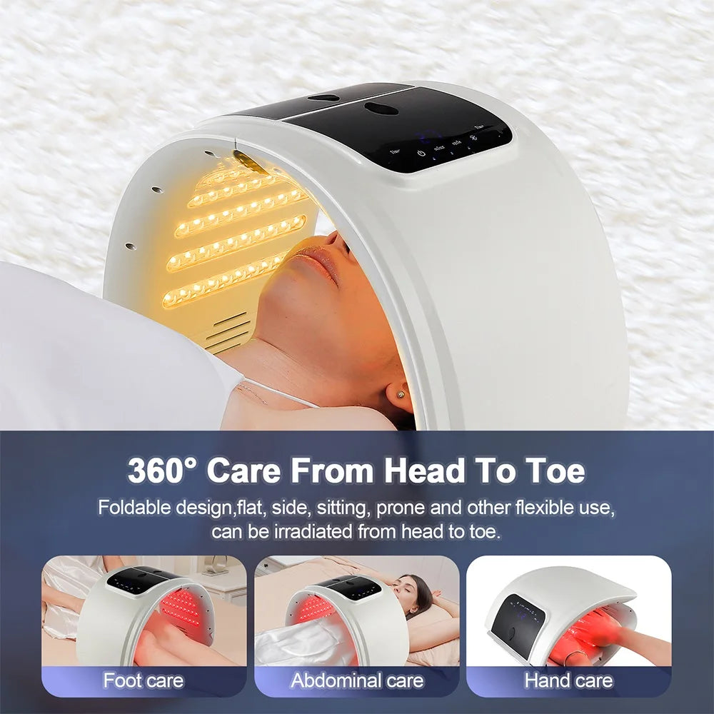 Skin Hydrating Sprayer LED Mask Facial Machine Nano Mist 7 Colors LED Photon Machine Face&amp;Body Salon SPA Home Use Skin Care