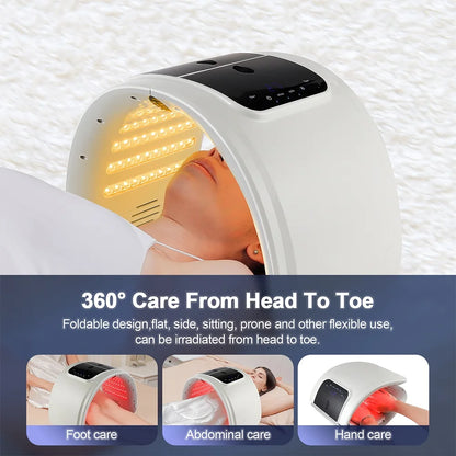 Skin Hydrating Sprayer LED Mask Facial Machine Nano Mist 7 Colors LED Photon Machine Face&amp;Body Salon SPA Home Use Skin Care