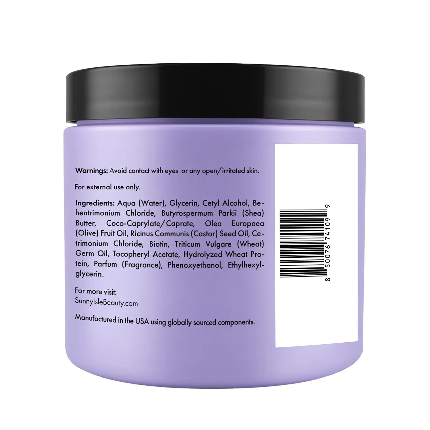 Sunny Isle Curly Girl Friendly Intensive Repair Masque 16Oz