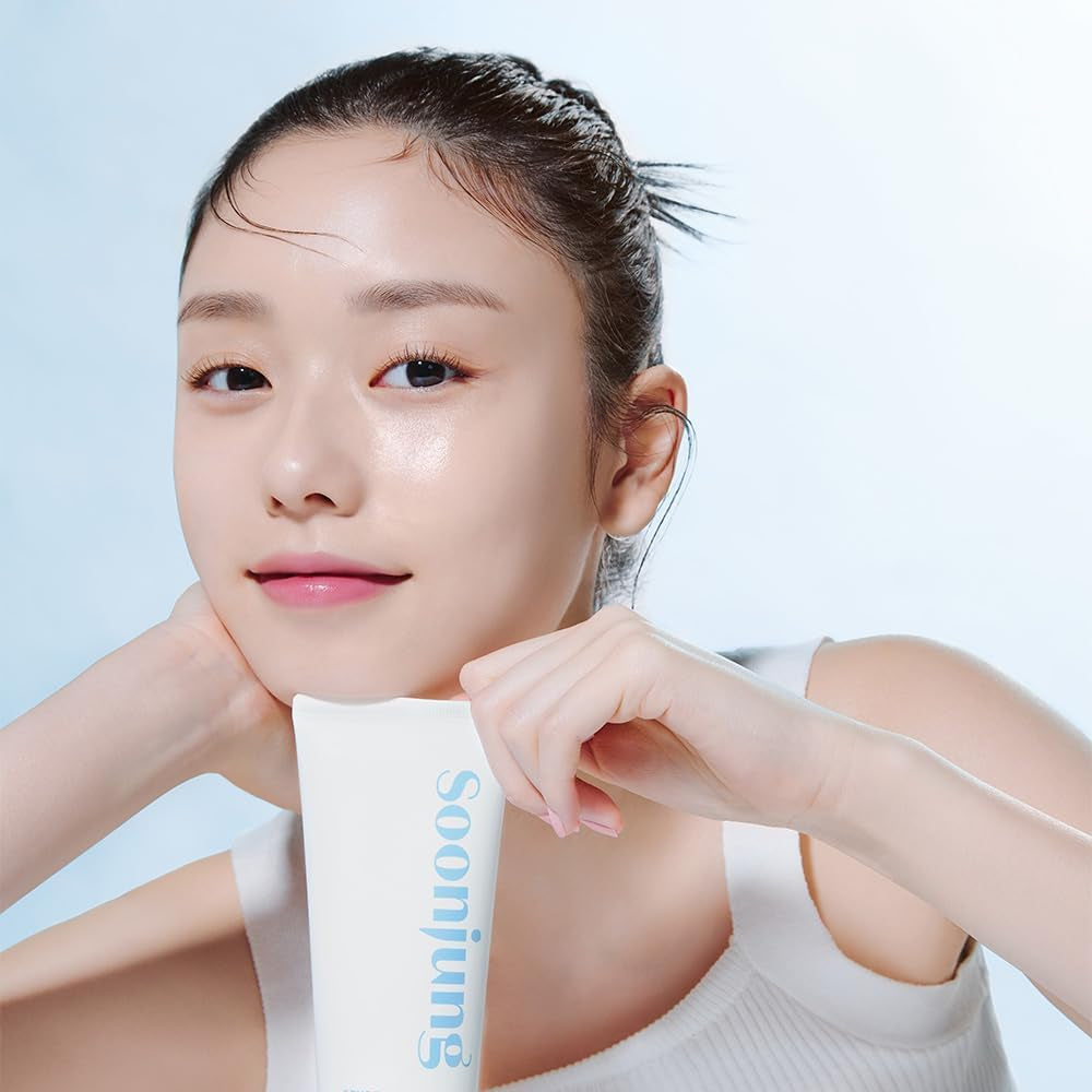 Soonjung 5.5 Foam Cleanser | Soft Bubble Hydrating Vegan Facial Cleanser for Sensitive Skin | Fragrance-Free Low-Ph Korean Cleansing Wash | K-Beauty | Vegan 5.1 Fl. Oz. (150Ml)