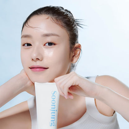Soonjung 5.5 Foam Cleanser | Soft Bubble Hydrating Vegan Facial Cleanser for Sensitive Skin | Fragrance-Free Low-Ph Korean Cleansing Wash | K-Beauty | Vegan 5.1 Fl. Oz. (150Ml)