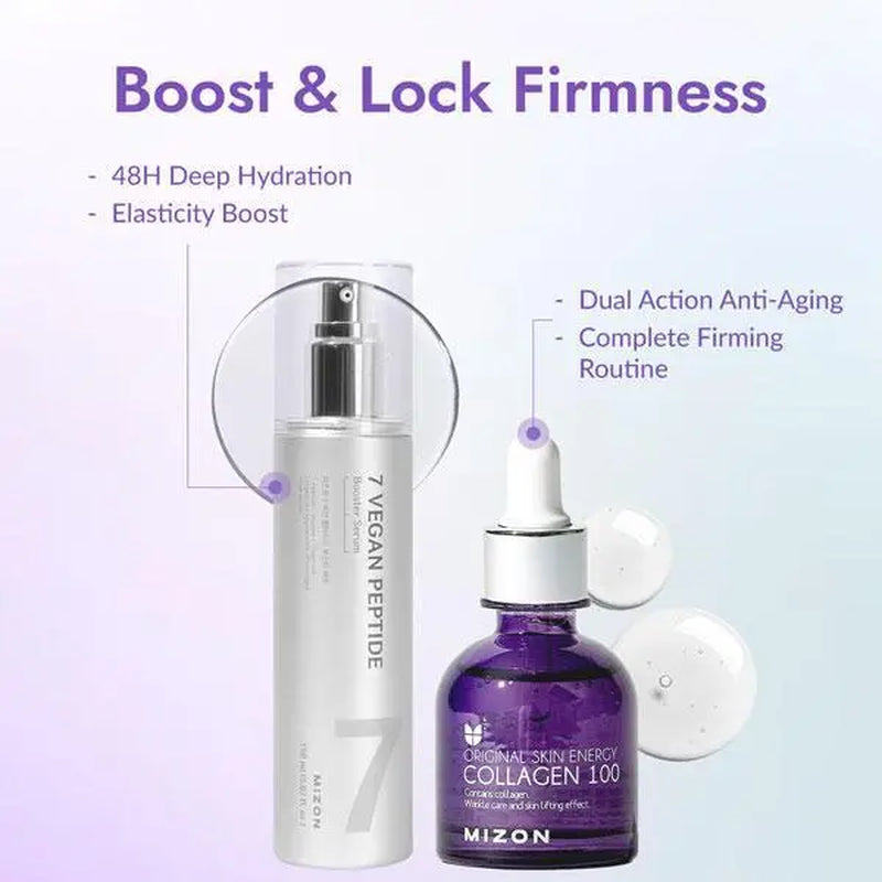 Collagen Booster Set with Collagen Bio-Peptides Serums &amp; Essences, Daily Skin Repair Serum, Salicylic Acid Serum
