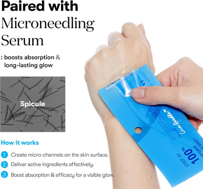 Collagen Reedle Shot 100 2-Step Hydrogel Mask(34.5Gx4Ea) | Intensive Firming Exosome 500Da Collagen Melting Mask (Hydrop, Elasticity &amp; Fine Lines)
