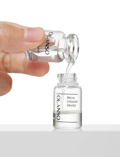 Olanso Facial Infusion Kit - 30 Ml Dropper Bottle Skin Care Kit with Radiant Serum &amp; Peptides, Multi-Pack for Glow up &amp; Aesthetic Glow, 1-Month Supply for All Skin Types, Dropper Bottle Skin Care Kits