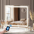Hollywood Mirror Dimmable LED Bluetooth USB 10X Mag 58X49Cm