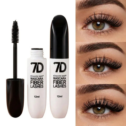 7D Silk Fiber Mascara, Single Item, Waterproof Volumizing &amp; Lengthening Mascara, 24-Hour Wear for Flawless Lashes, Beginner-Friendly Beauty Product for All Skin Types, Gift, Water Proof, Cosmetic, Beauty Products, Mascara Volume and Length