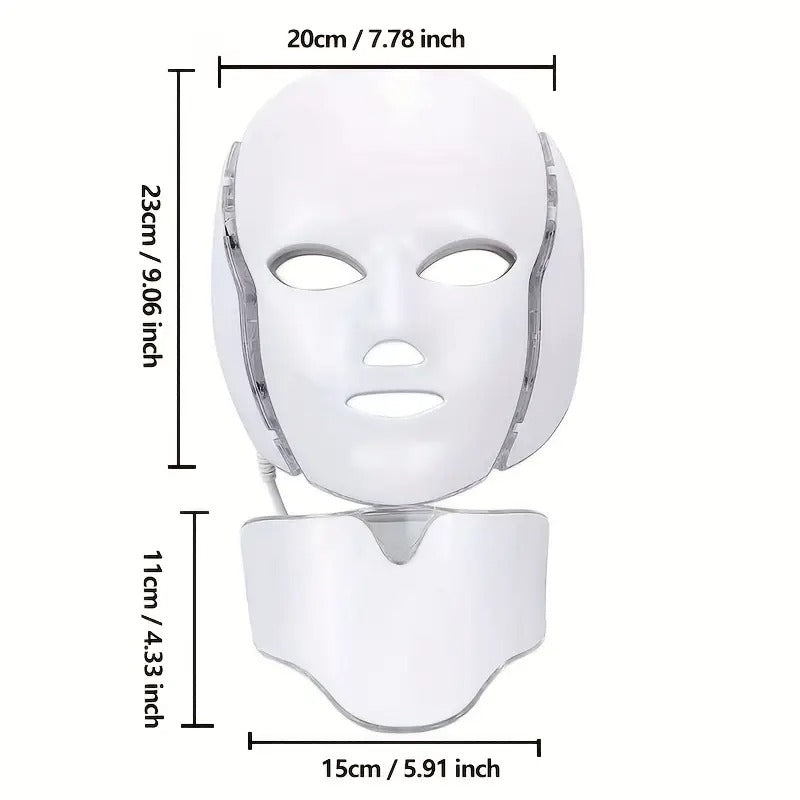 LED Facial &amp; Neck Mask (7 Colors)