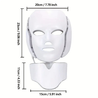 LED Facial &amp; Neck Mask (7 Colors)